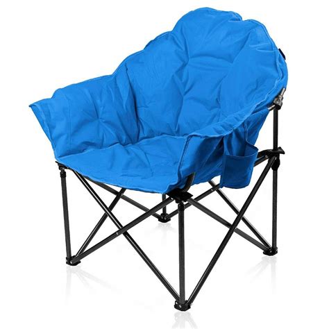 oversize padded folding chair